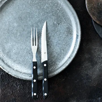 Gense Old Farmer Black grillbestik, 12 dele - 12 dele - Gense