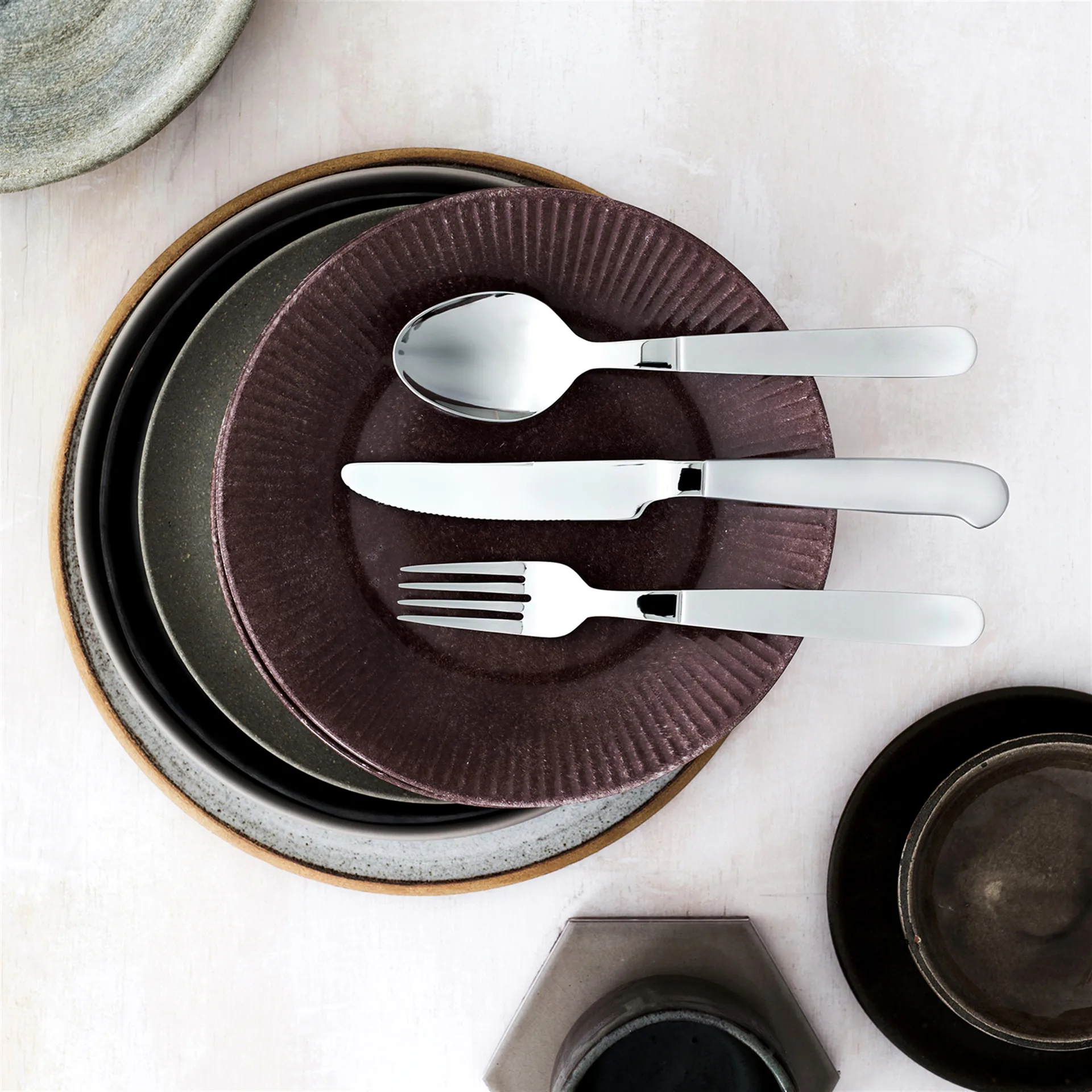 Rejka kaffeske, Rustfrit stål Gense