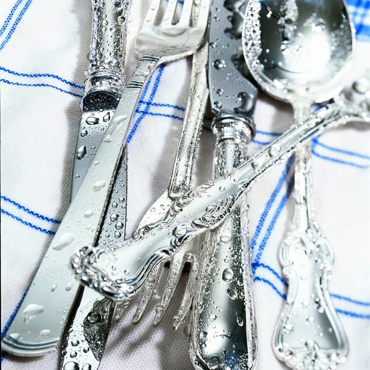 Rosenholm sølvbestik, bordgaffel Gense