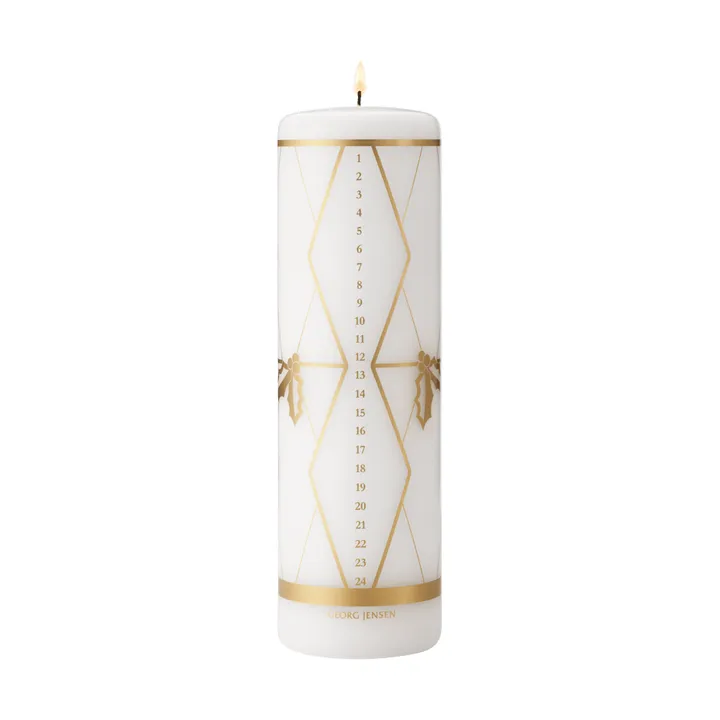 2026 års kalenderlys - Guldtryk - Georg Jensen
