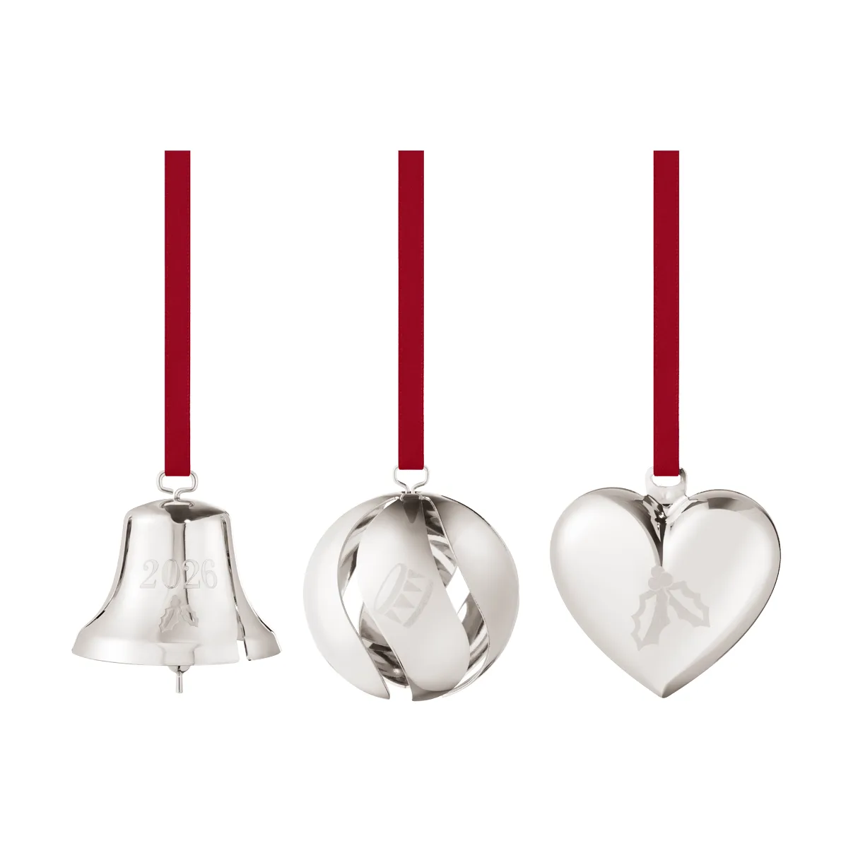 Georg Jensen 2026-års pynte-sæt Palladium, 3 dele