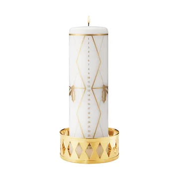 2026 kalenderlys - guldtryk - Georg Jensen