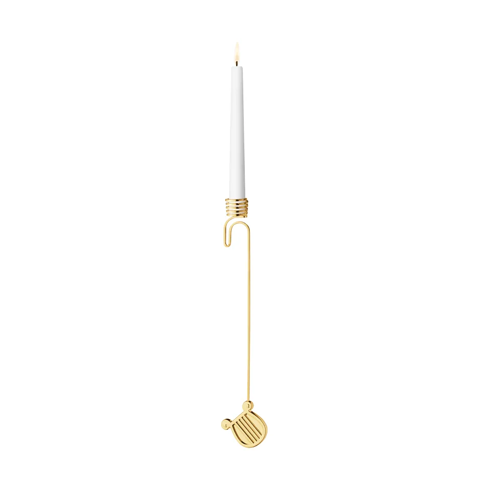 Georg Jensen 2026 lysestage Harpa, guld