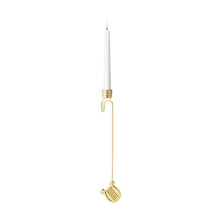 2026 lysestage - Harpa, guld - Georg Jensen