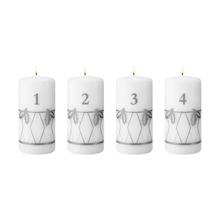 adventslys 2026 - Sølvtryk, 4 dele - Georg Jensen