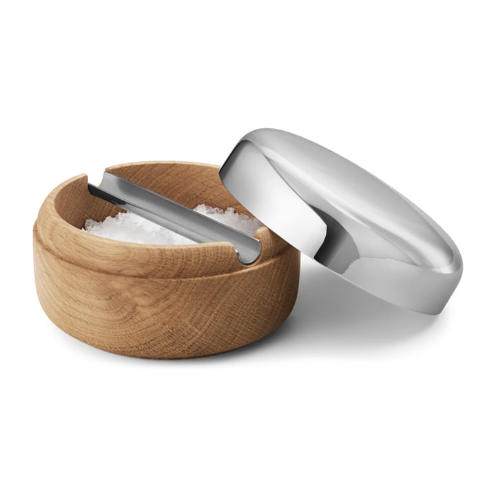 Alfredo saltkar Ø8,5 cm - Eg/Rustfrit stål - Georg Jensen