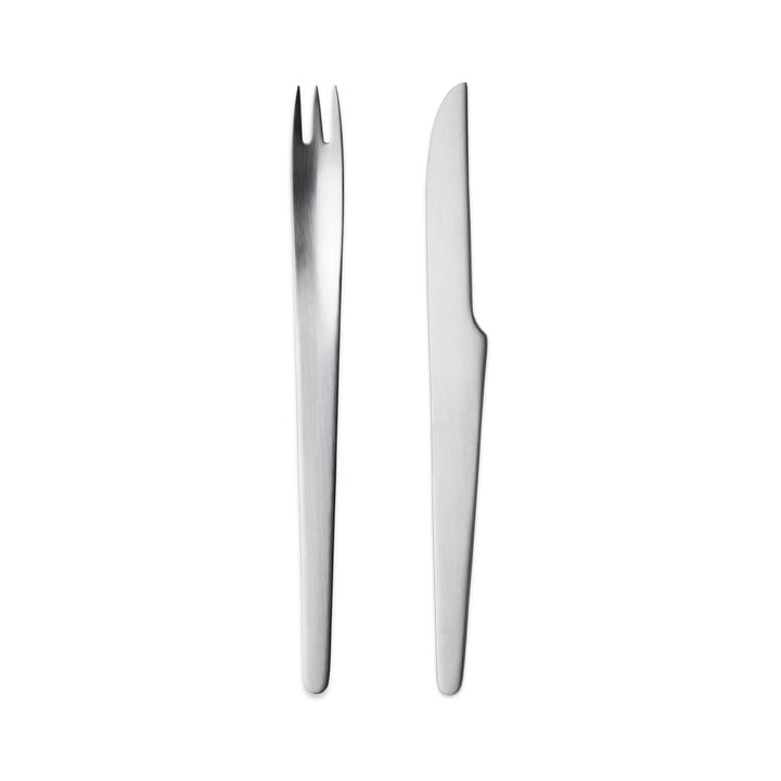 Arne Jacobsen dessertbestik - 8 dele - Georg Jensen