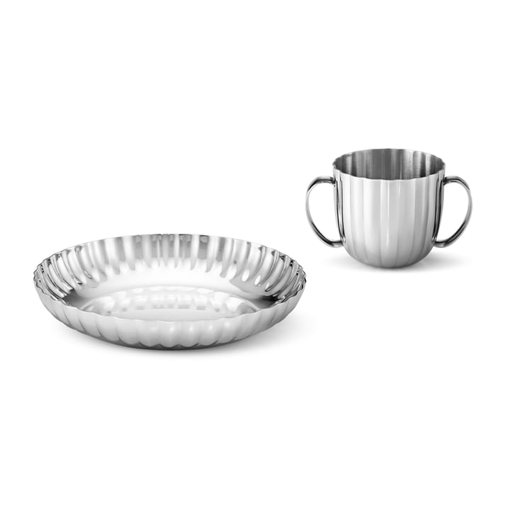 Bernadotte børneservice 2 dele - Rustfrit stål - Georg Jensen