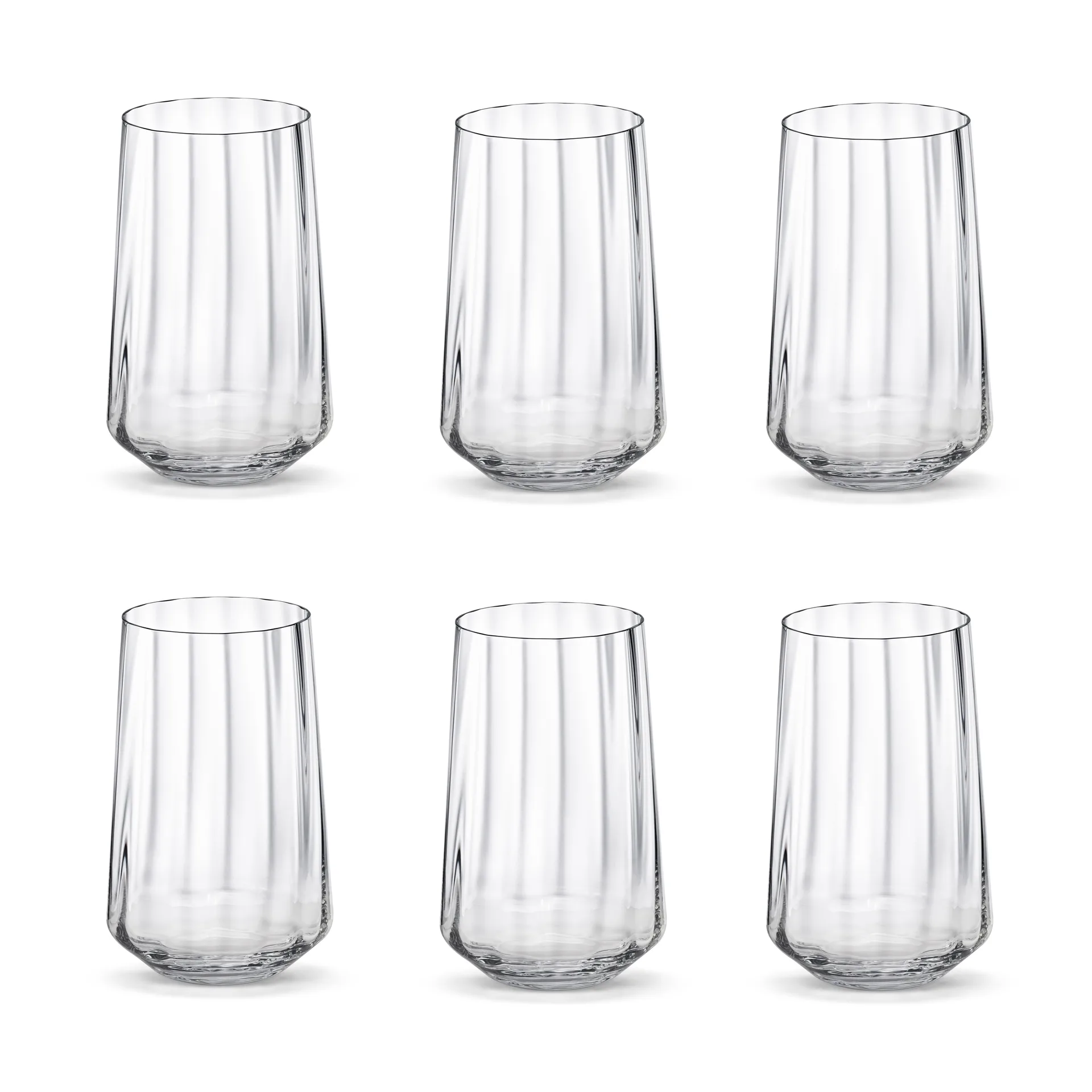Bernadotte drikkeglas højt 38 cl 6-pak, Krystallinsk Georg Jensen
