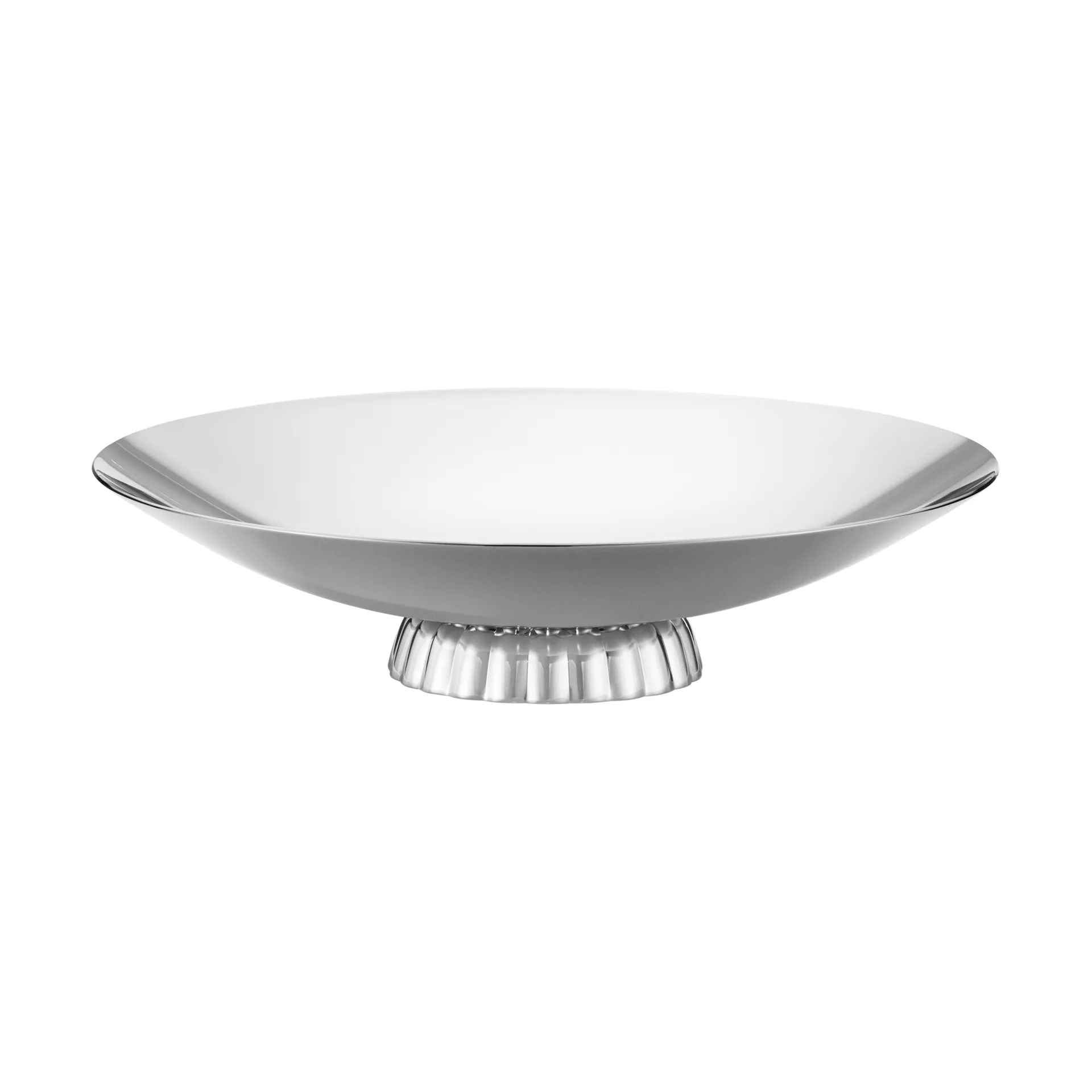 Georg Jensen Bernadotte lavt serveringsfad Rustfrit stål, Ø28 cm