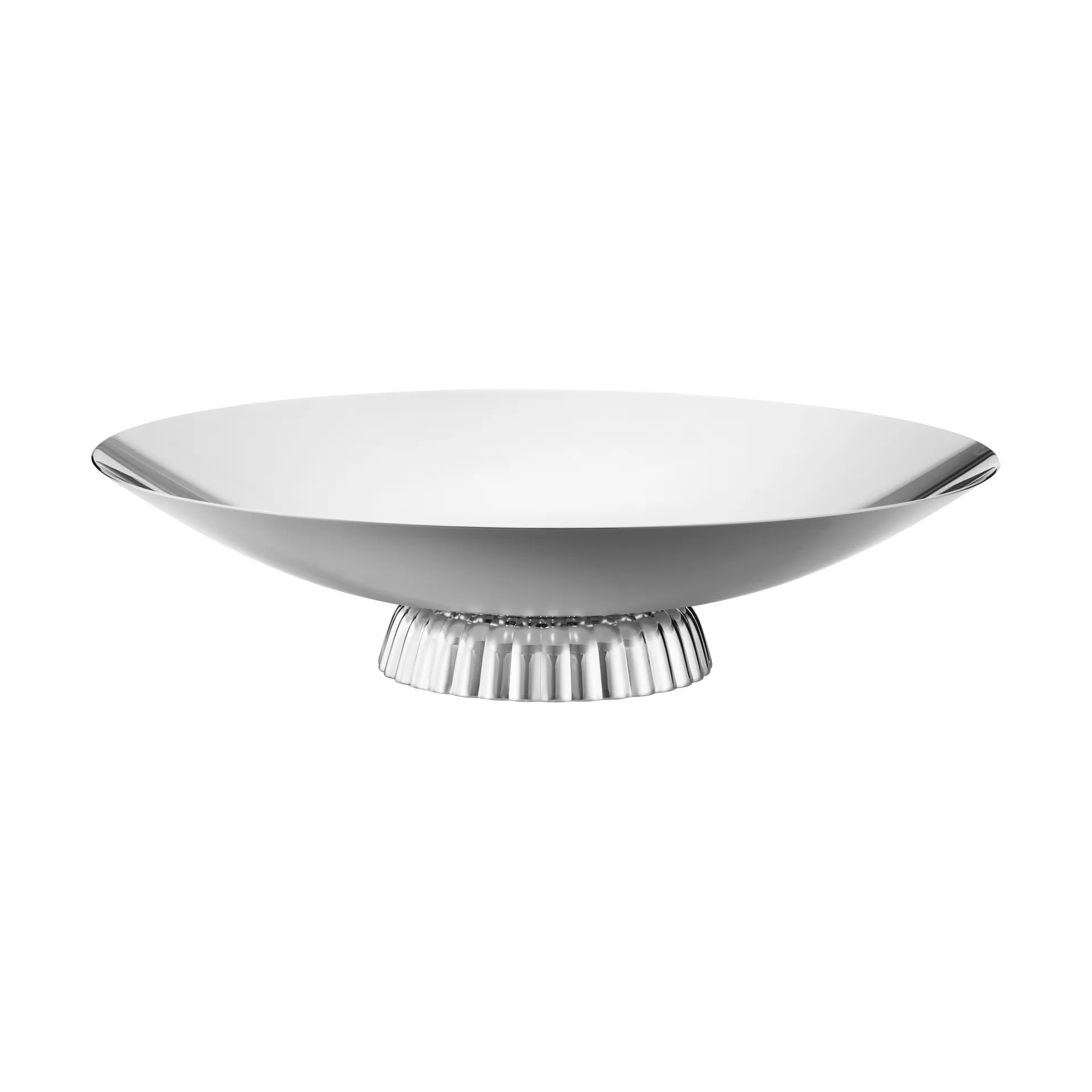Georg Jensen Bernadotte lavt serveringsfad Rustfrit stål, bordsopsats. Ø40 cm