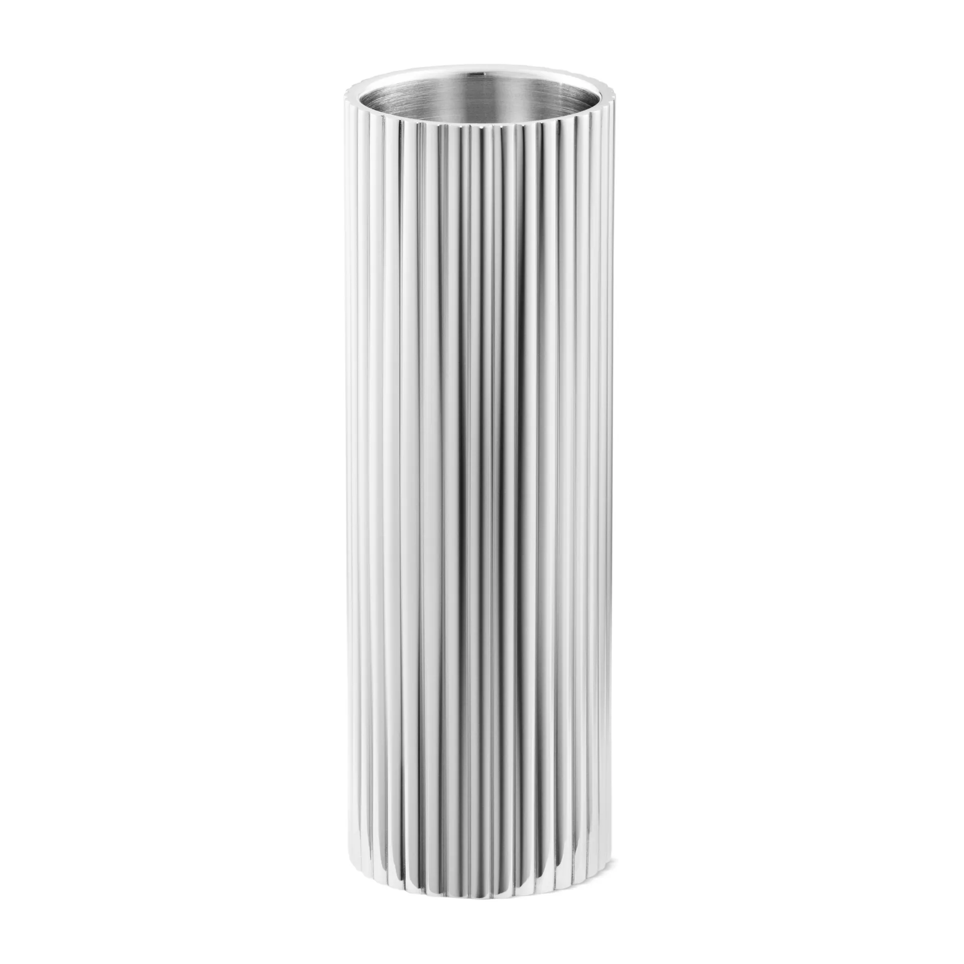 Bernadotte lysestage 14 cm, Rustfrit stål Georg Jensen
