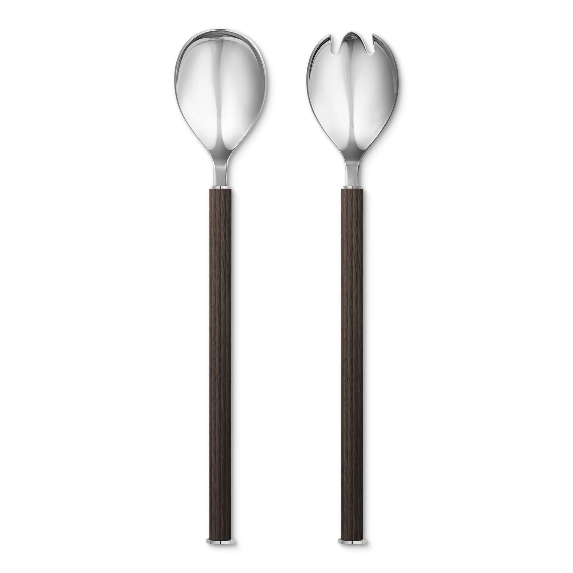 Bernadotte salatbestik træskaft, 2 dele Georg Jensen
