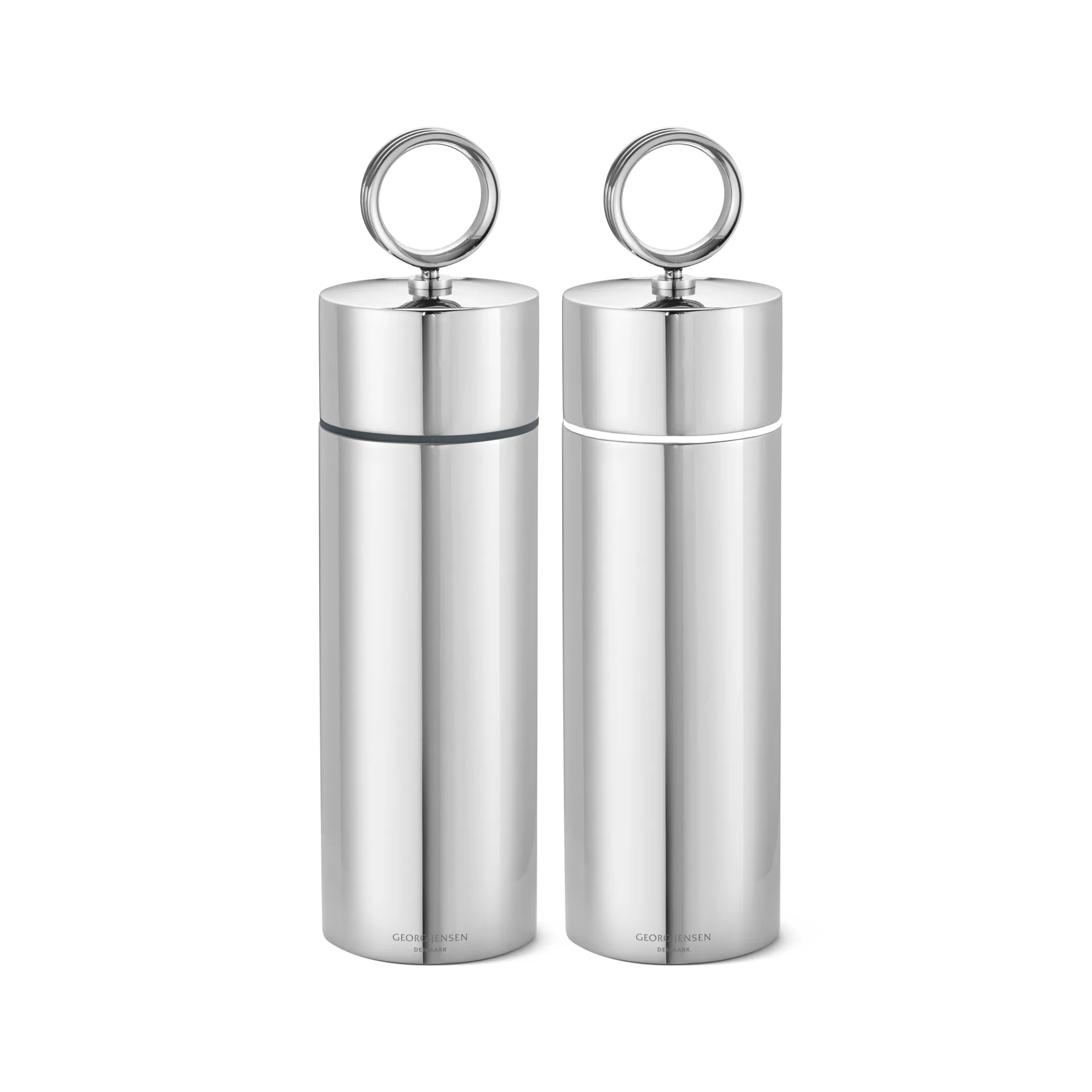 Bernadotte salt- og peberkværn sæt, Rustfrit stål Georg Jensen