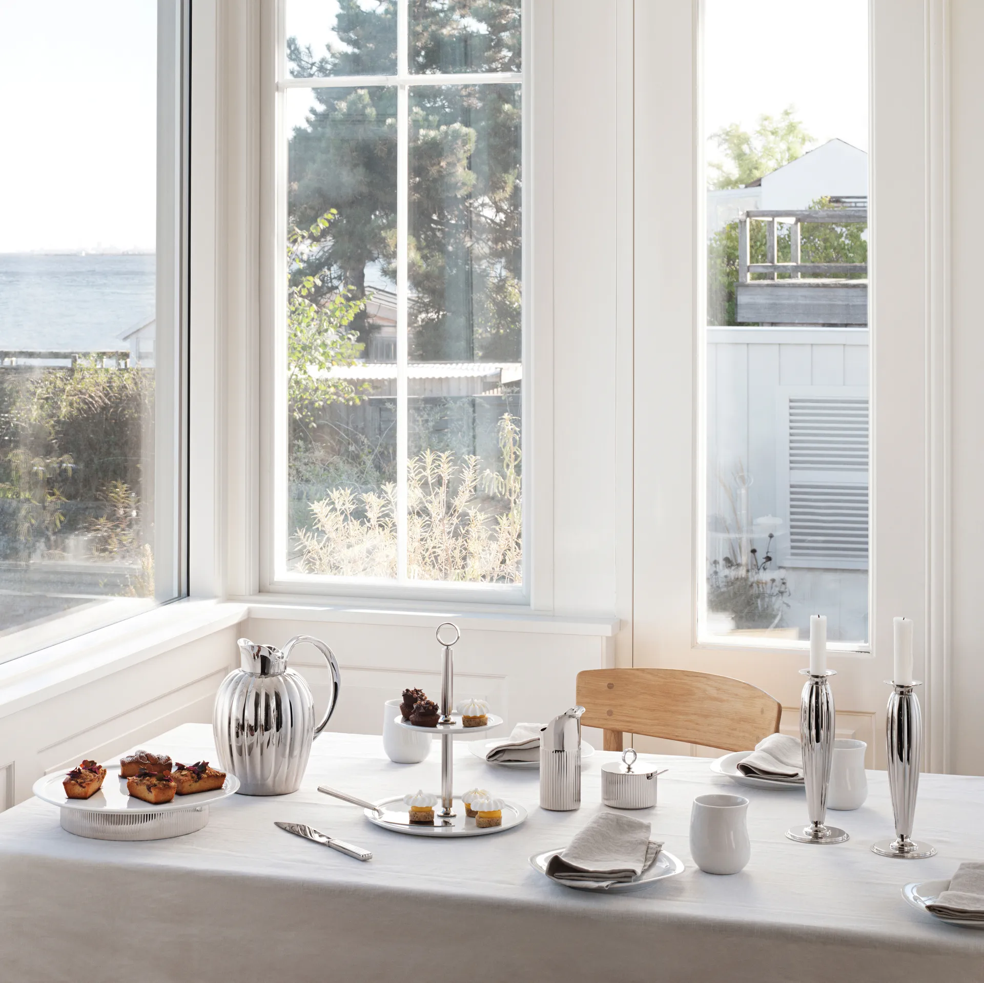 Bernadotte termokande pushlock, 1 L Georg Jensen