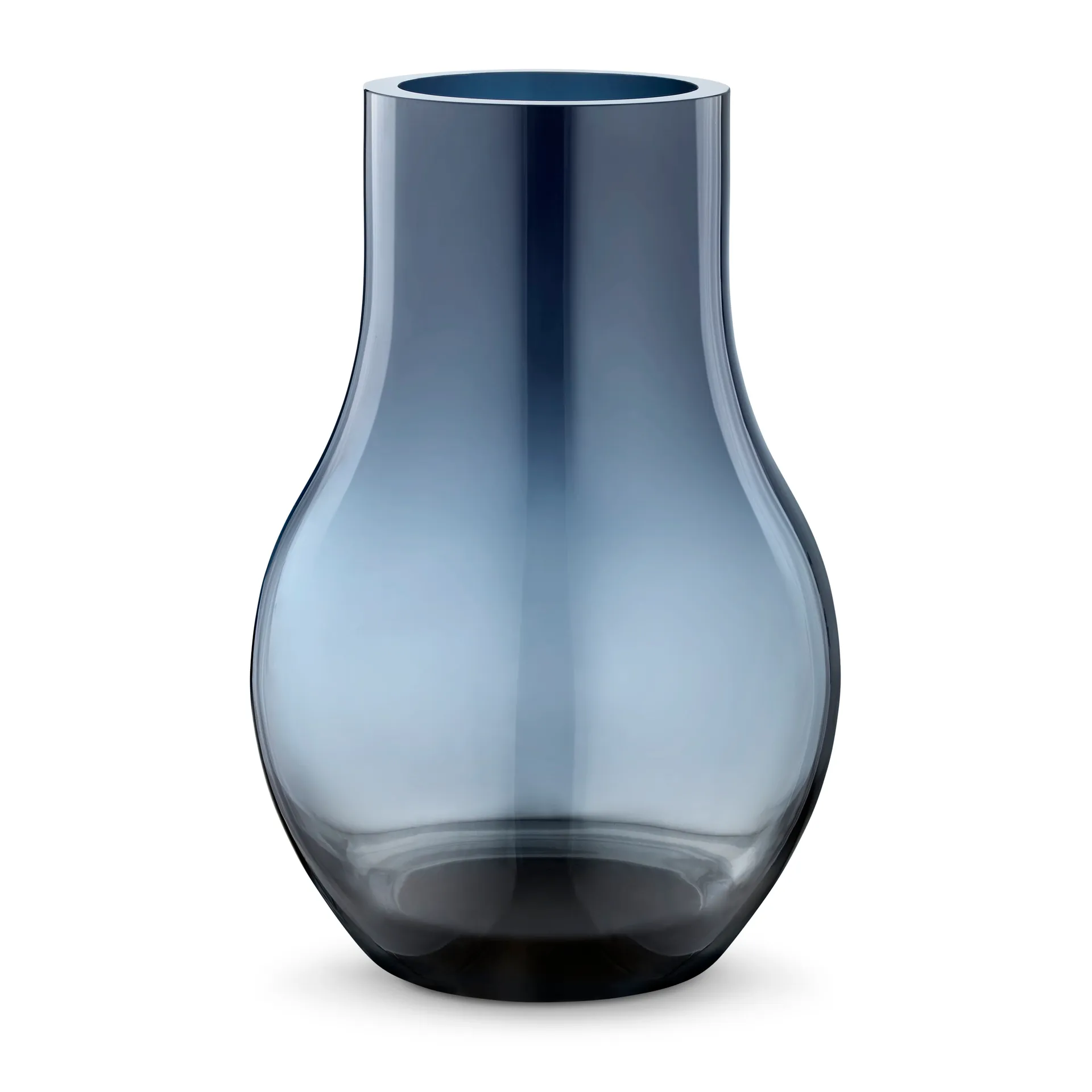 Cafu glasvase blå, mellem, 30 cm Georg Jensen