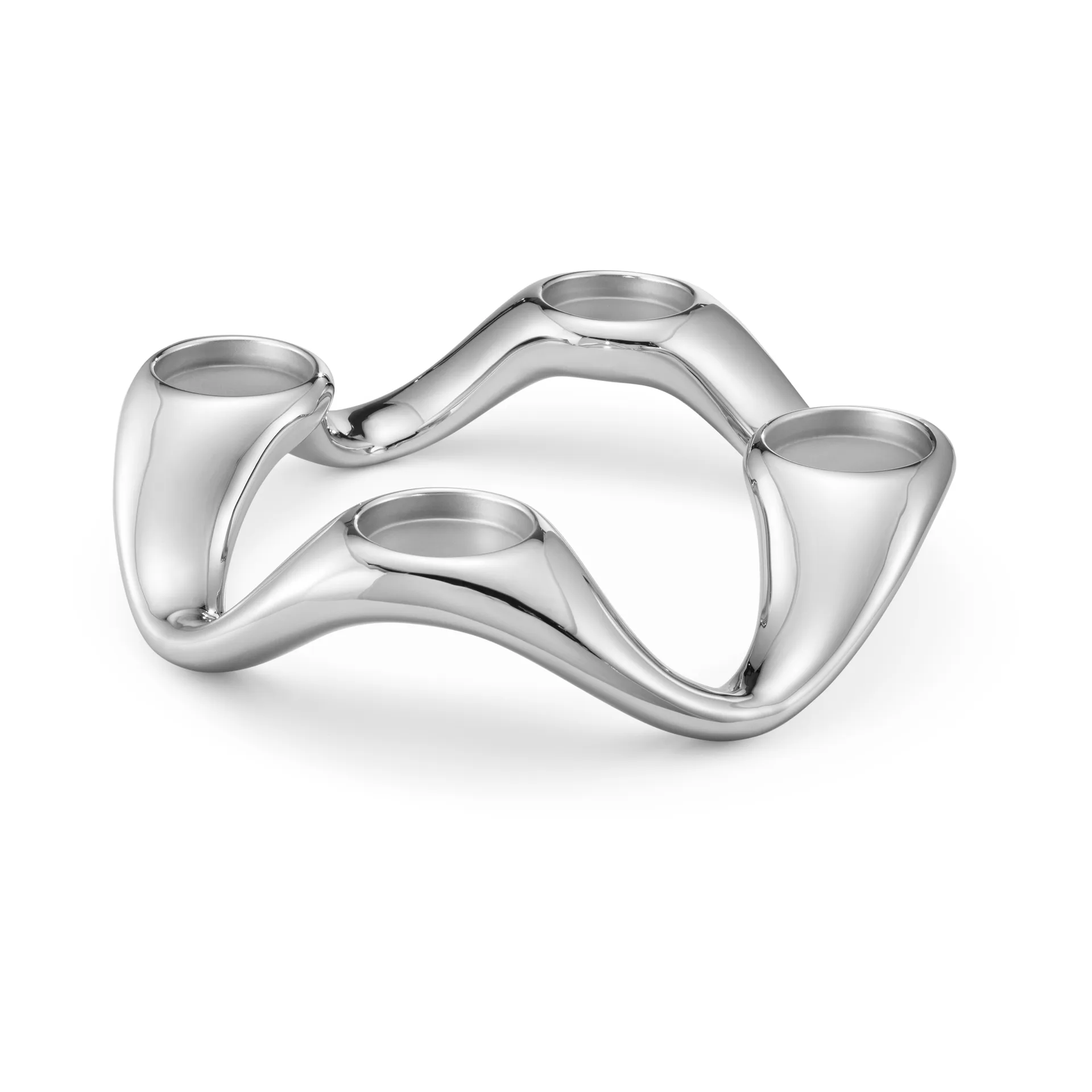 Cobra lysestage Ø33 cm, Rustfrit stål Georg Jensen