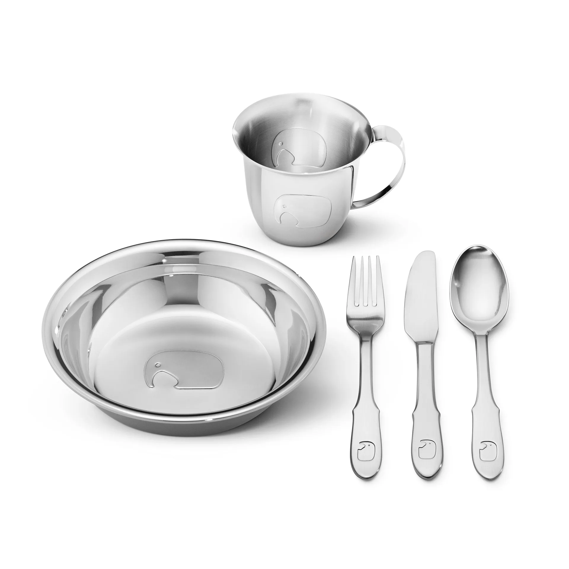 Elephant børneservice, 5 dele Georg Jensen