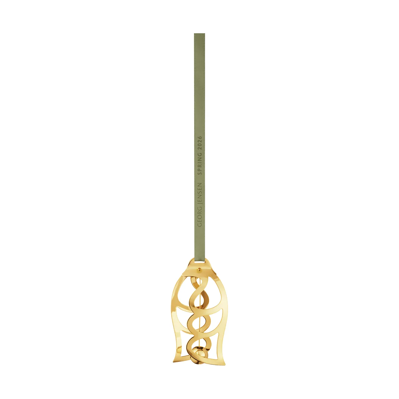 Georg Jensen påskehænge, Tulipan, 18 K guldbelagt, 2026 Georg Jensen