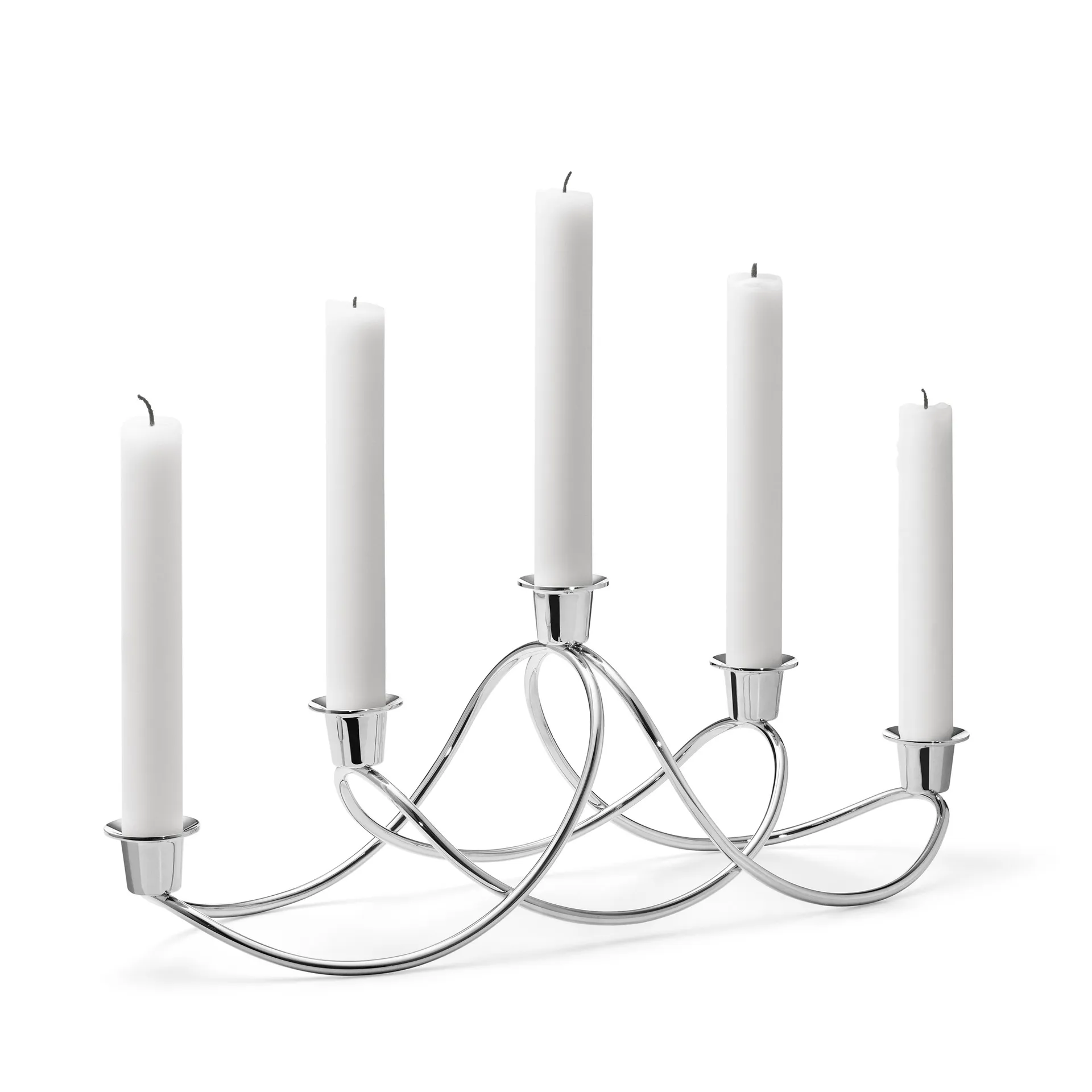 Harmony lysestage, blank Georg Jensen