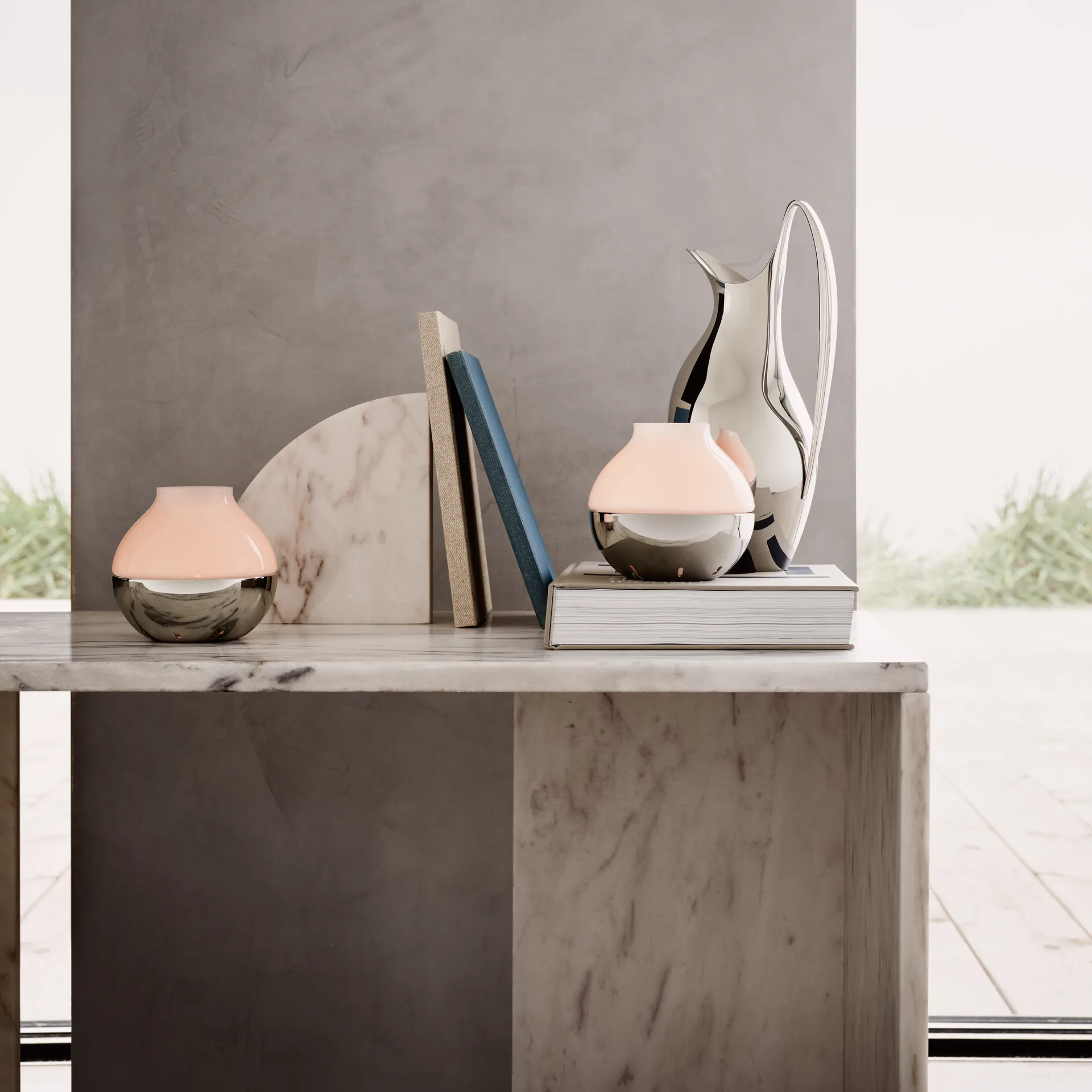 Henning Koppel hurricane stormlampe, Ø 19,2 cm Georg Jensen