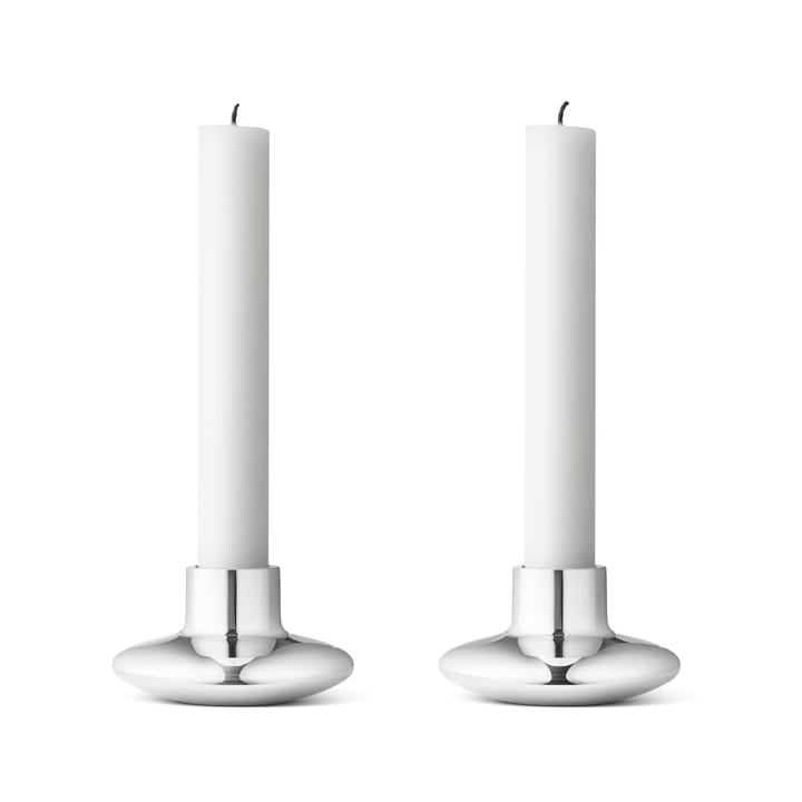 HK lysestage 2 stk, 4,2 cm Georg Jensen