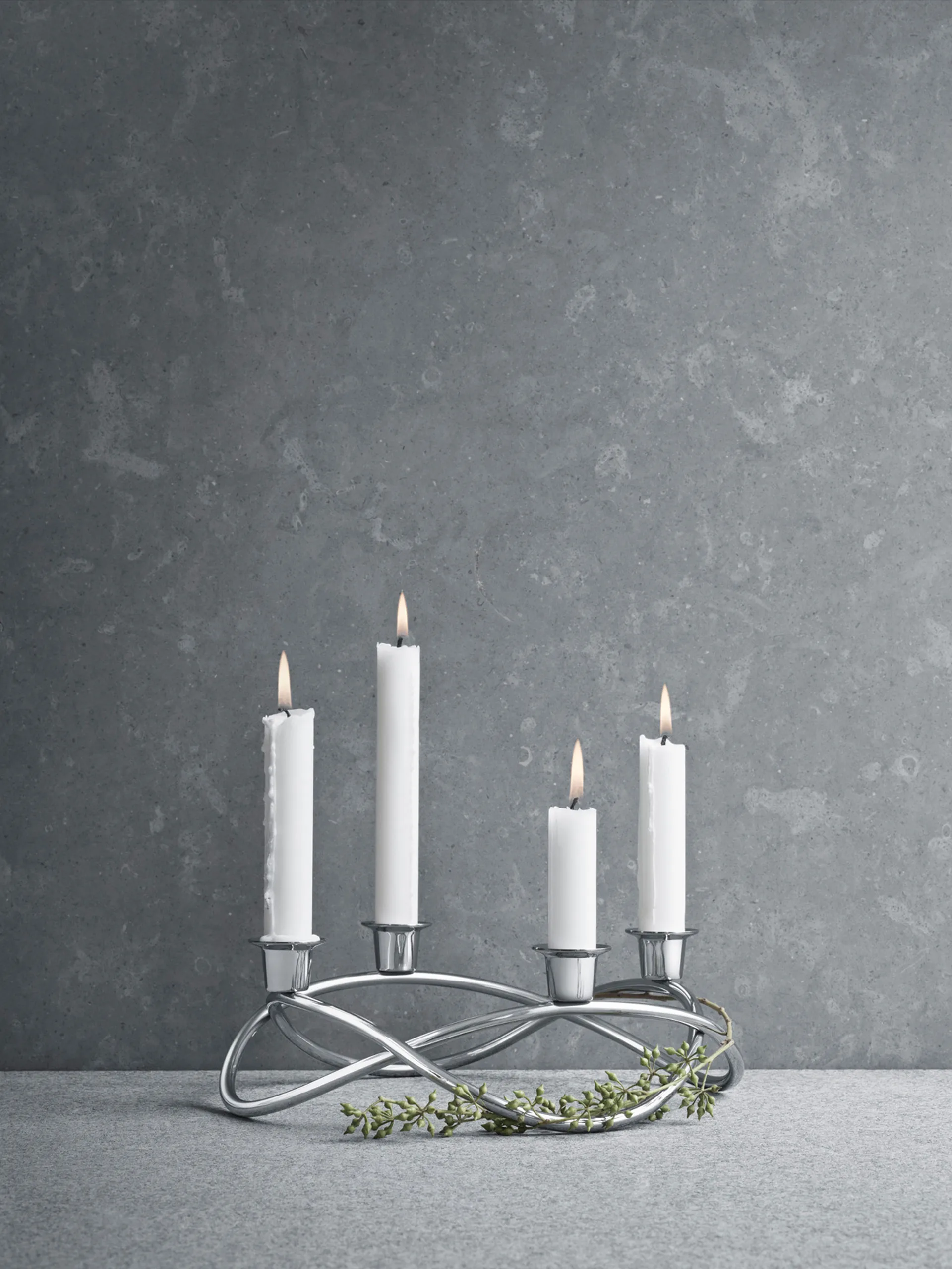 Season lysestage Ø26 cm, blank Georg Jensen