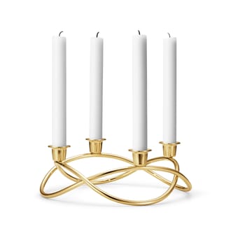 Season lysestage Ø26 cm - guldbelagt - Georg Jensen
