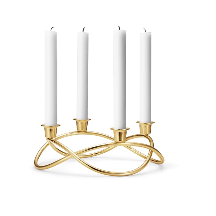 Season lysestage Ø26 cm, guldbelagt Georg Jensen
