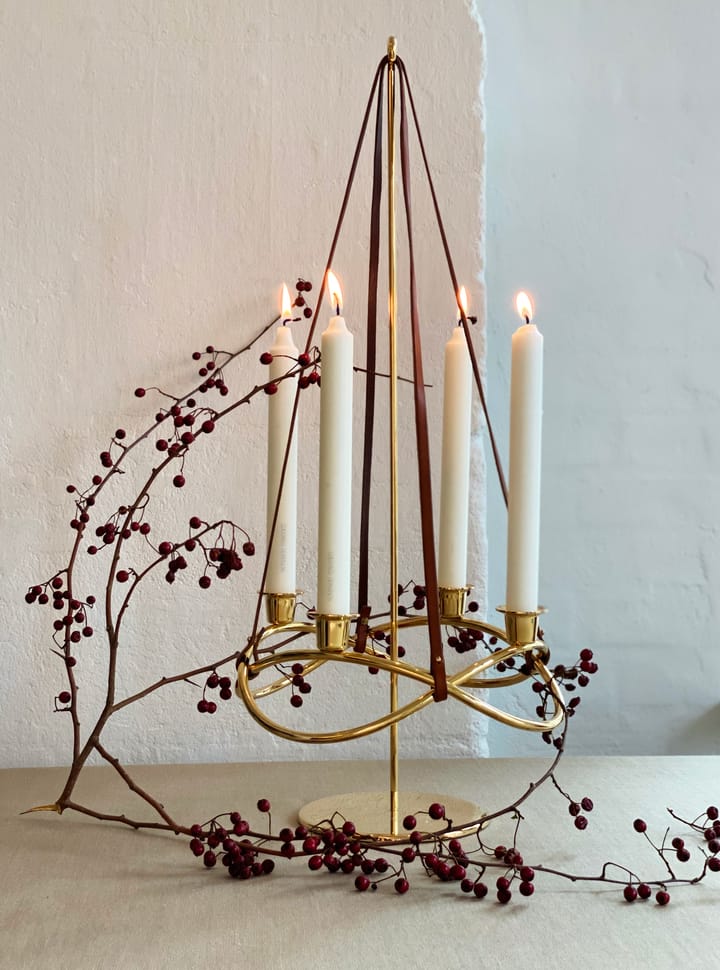 Season lysestage Ø26 cm, guldbelagt Georg Jensen
