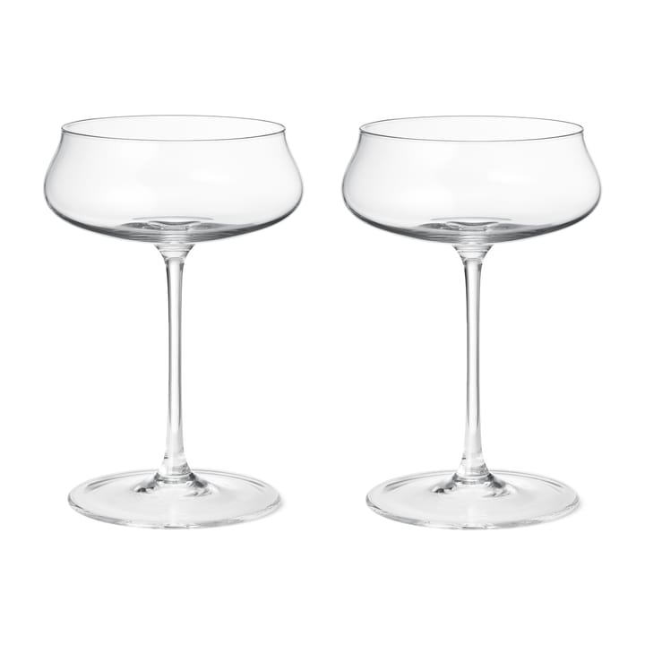 Sky cocktailglas coupe 25 cl 2-pak - Klar - Georg Jensen