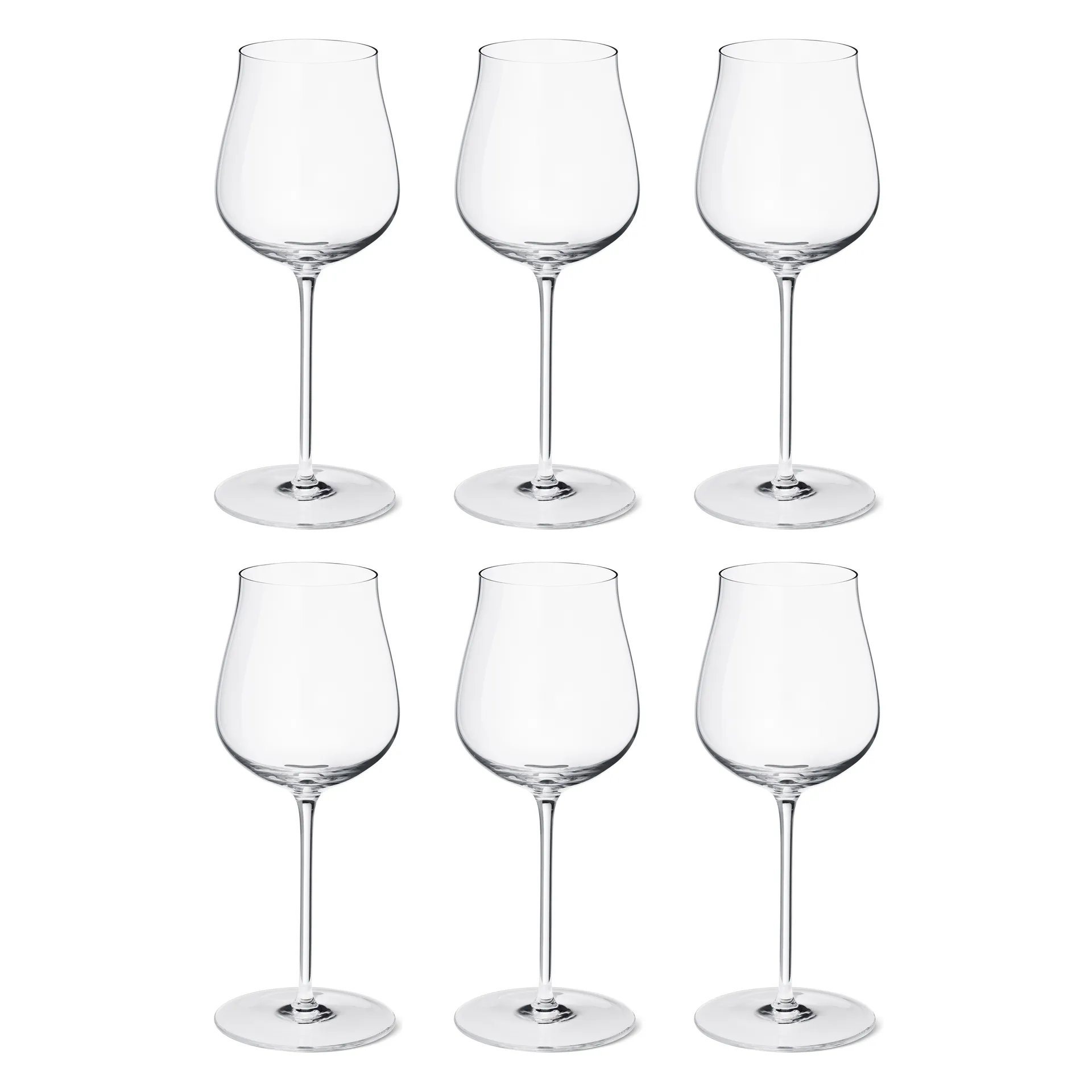 Sky hvidvinsglas 35 cl 6-pak, Krystallinsk  Georg Jensen