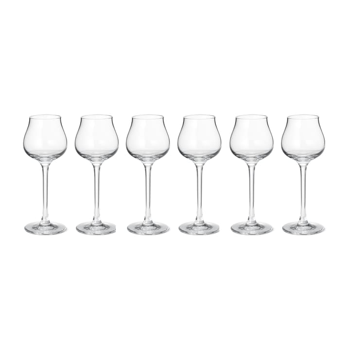 Sky snapseglas 6 cl 6-pak, Klar Georg Jensen