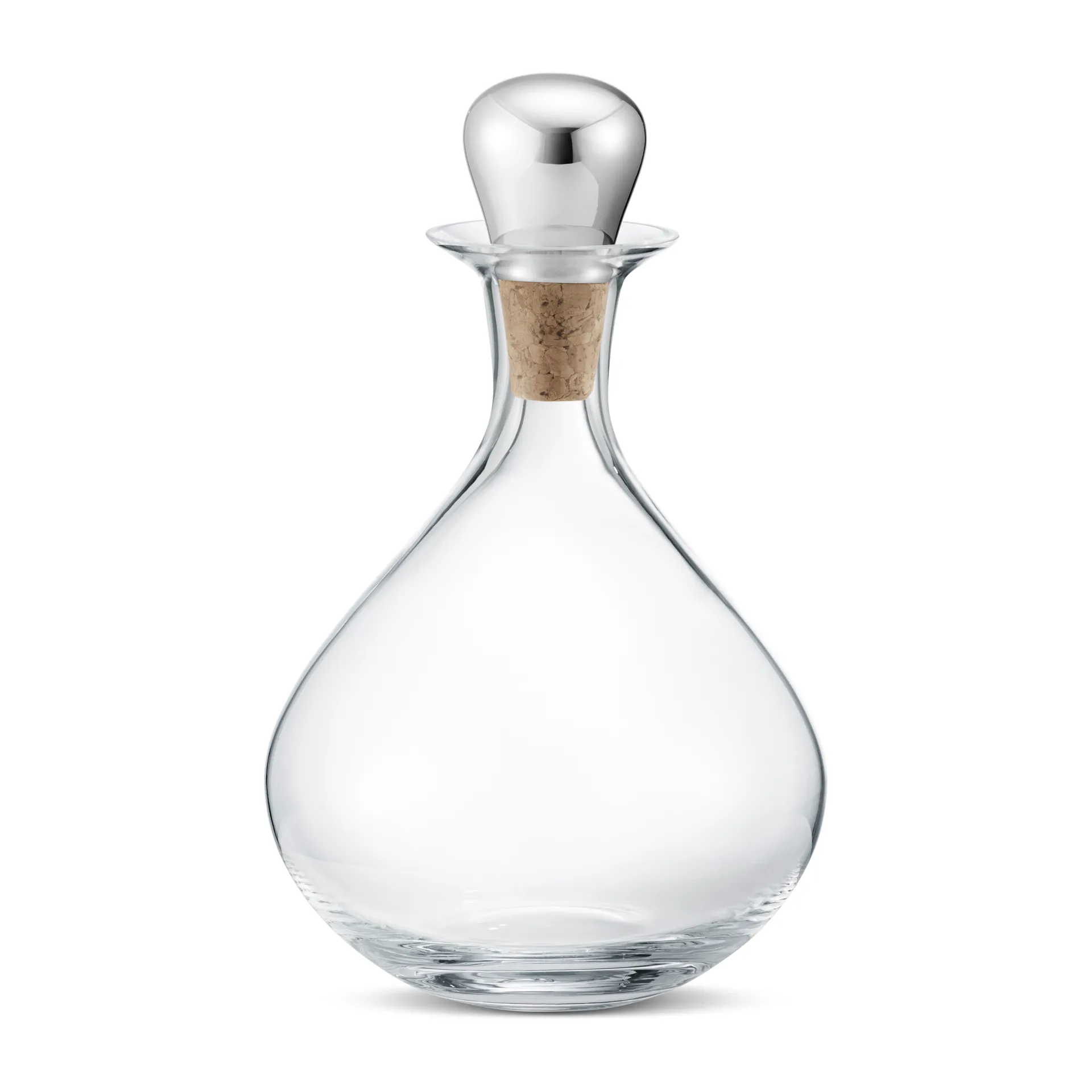 Sky vinkaraffel med kork 145 cl, Rustfrit stål Georg Jensen