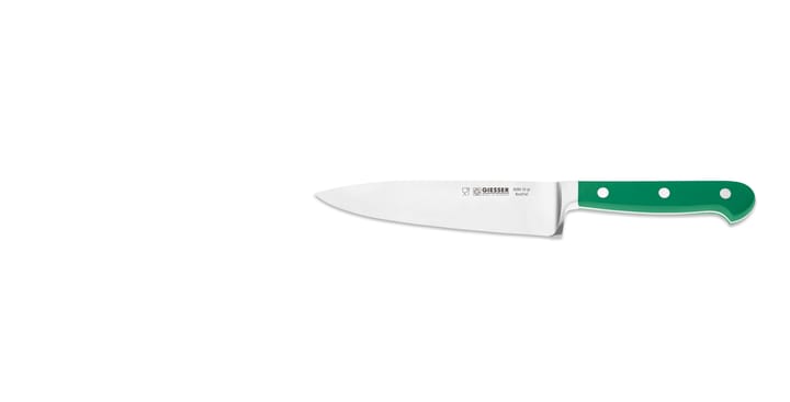 Geisser kokkekniv 15 cm, Grøn Giesser