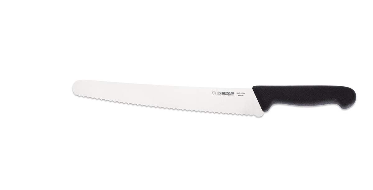 Giesser Giesser brødkniv 25 cm Stål-sort