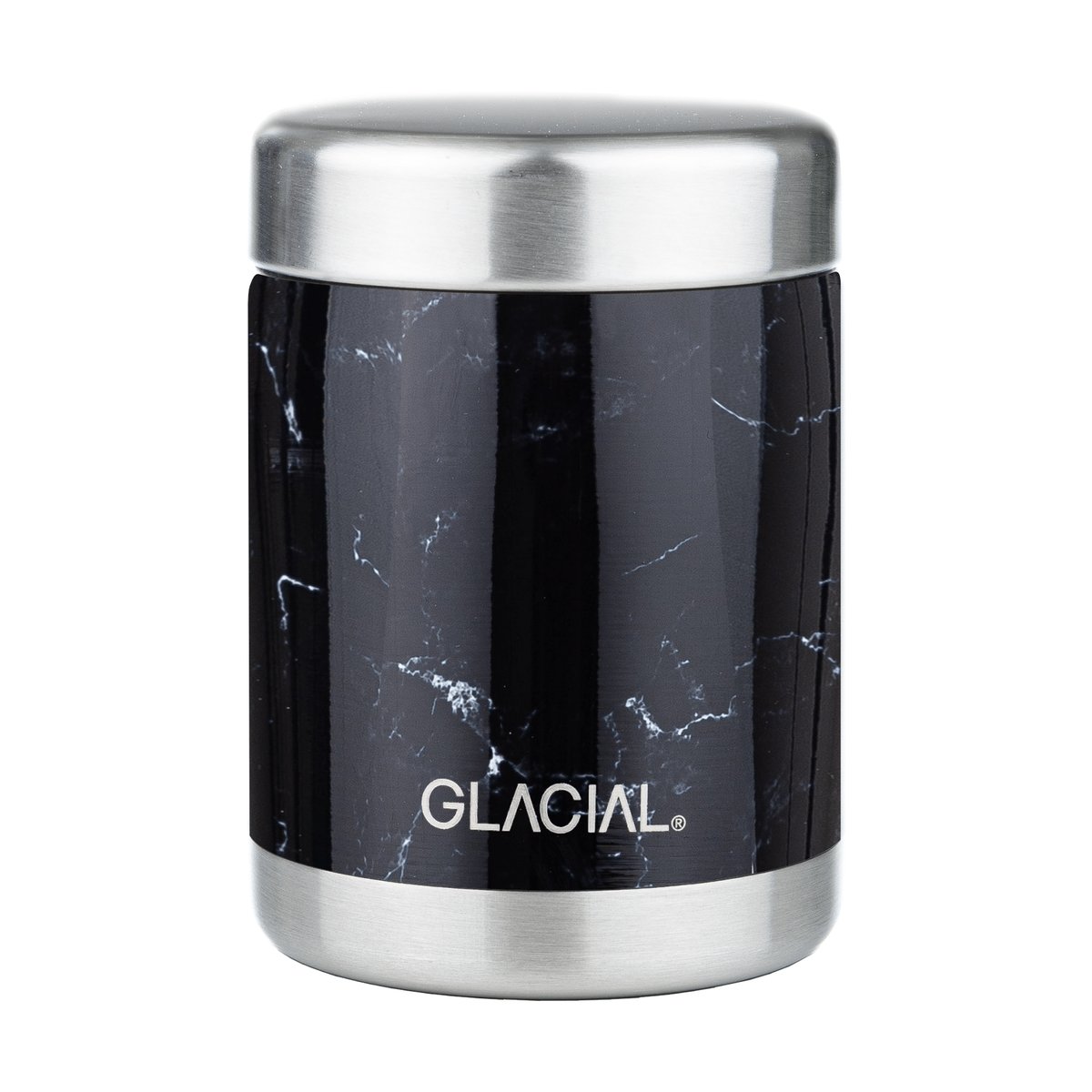 Glacial Glacial mattermos 350 ml Black marble