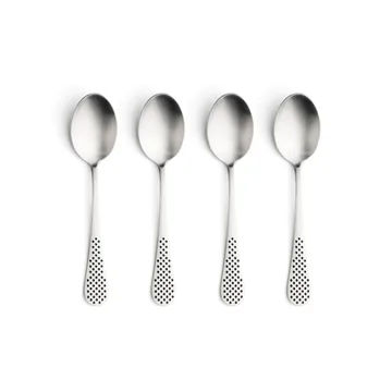Classic spiseske - Rustfrit stål, 18,7 cm, 4-pak - Global