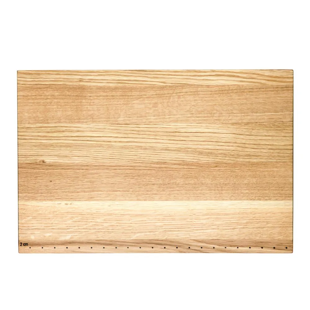 Global G-1007 skærebræt 55x38 cm, Eg Global
