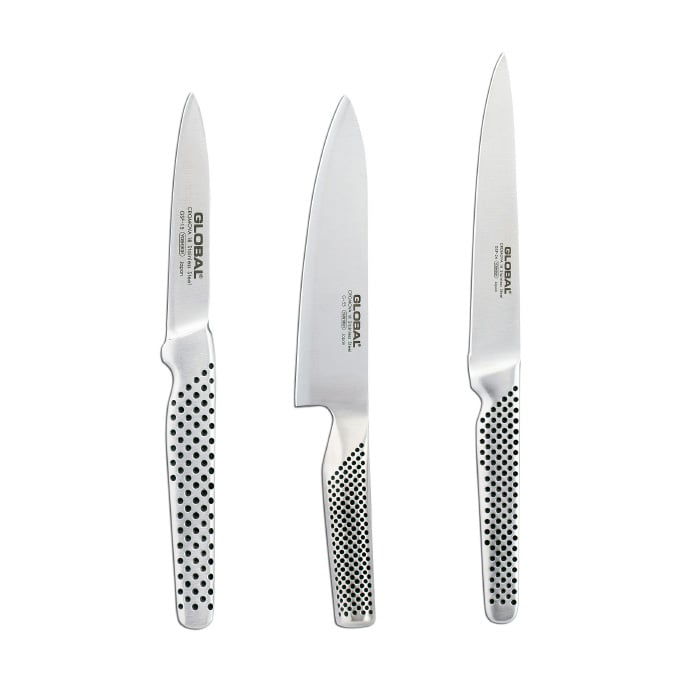 Global Global G-551524R knivsæt 3 knive Rustfrit stål