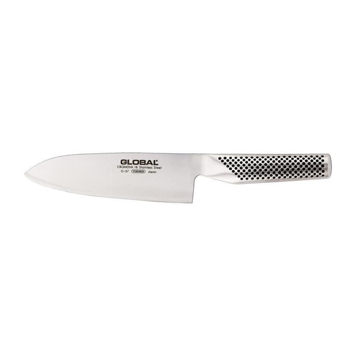 Global G-57 santokukniv 16 cm - Rustfrit stål - Global