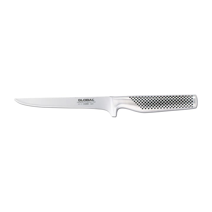 Global GF-31 udbenerkniv 16 cm smedet, Rustfrit stål Global