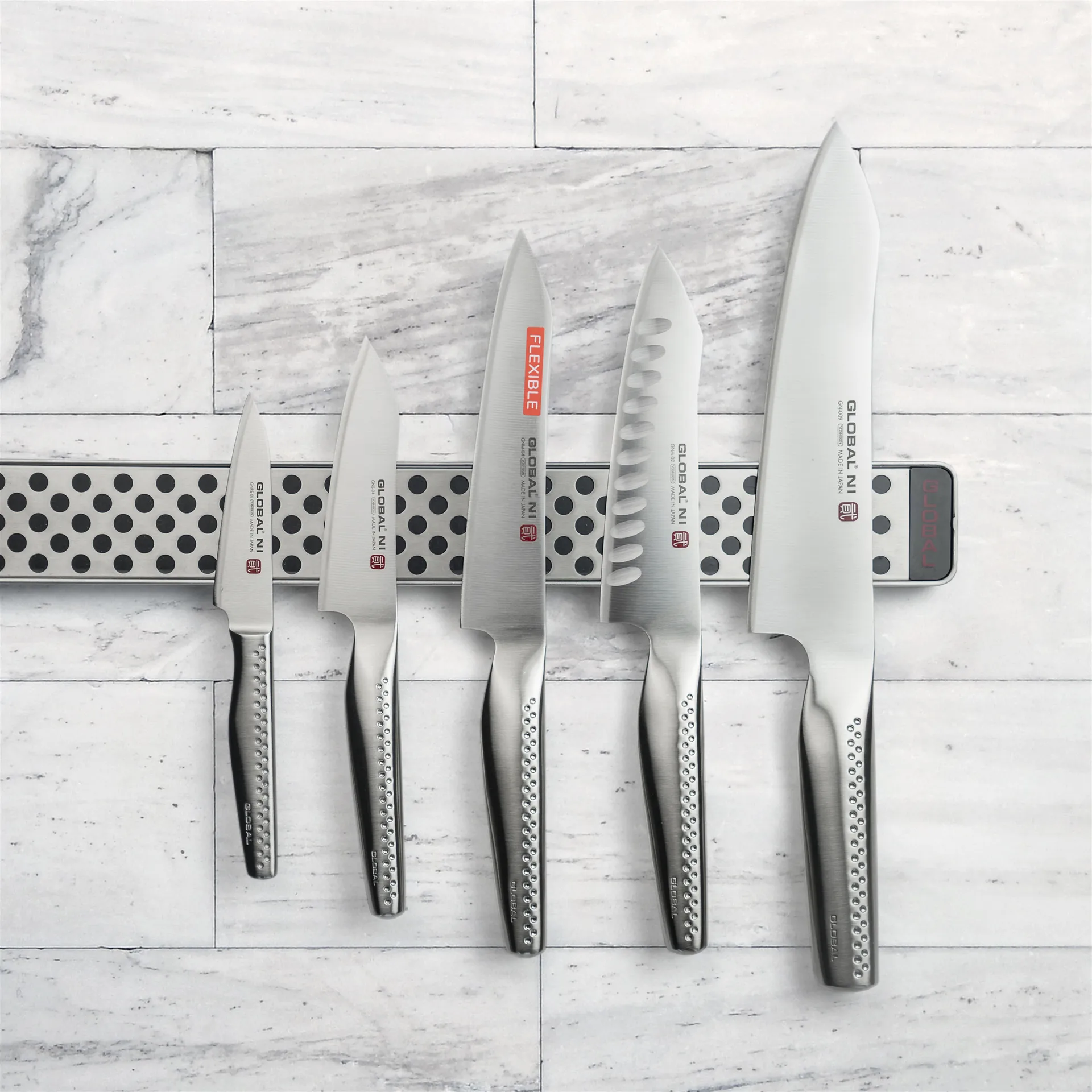 Global NI GN GNFS-01 skrællekniv 9 cm, Rustfrit stål Global