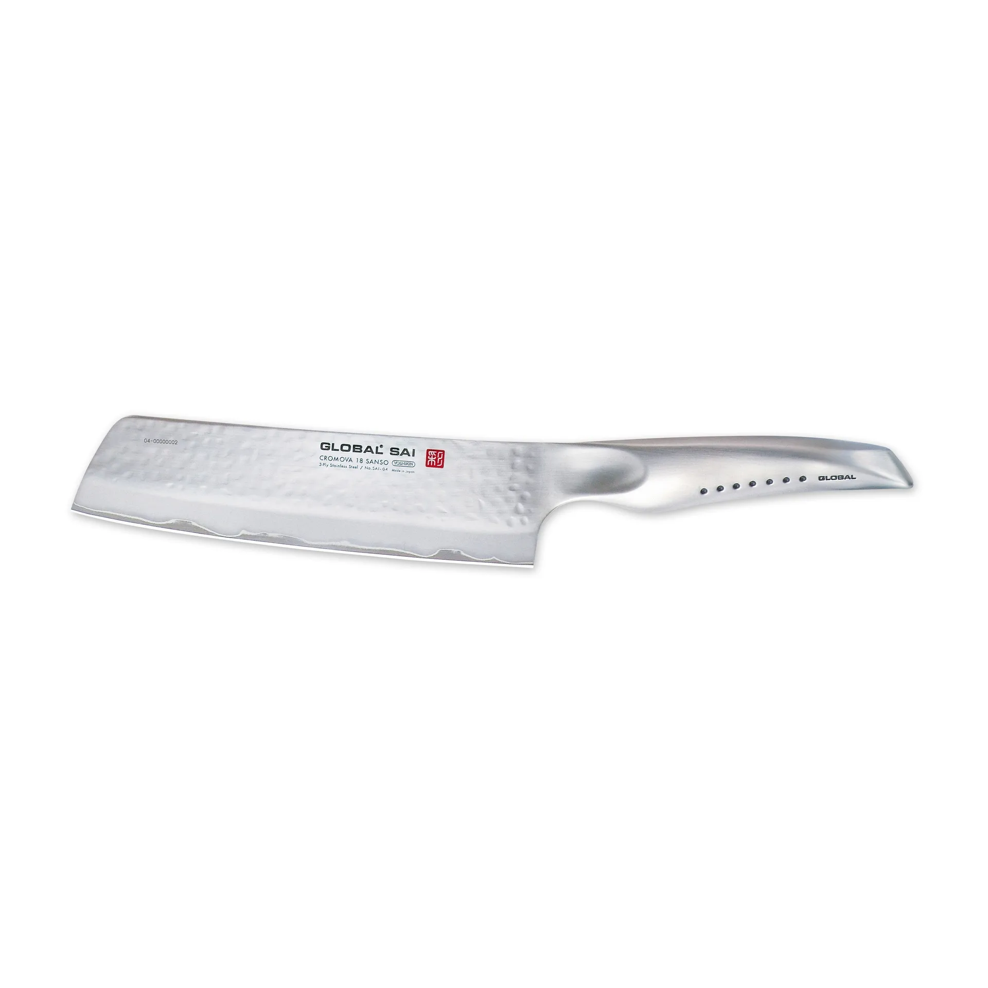 Global SAI-04 grøntsagskniv 19 cm, Rustfrit stål Global