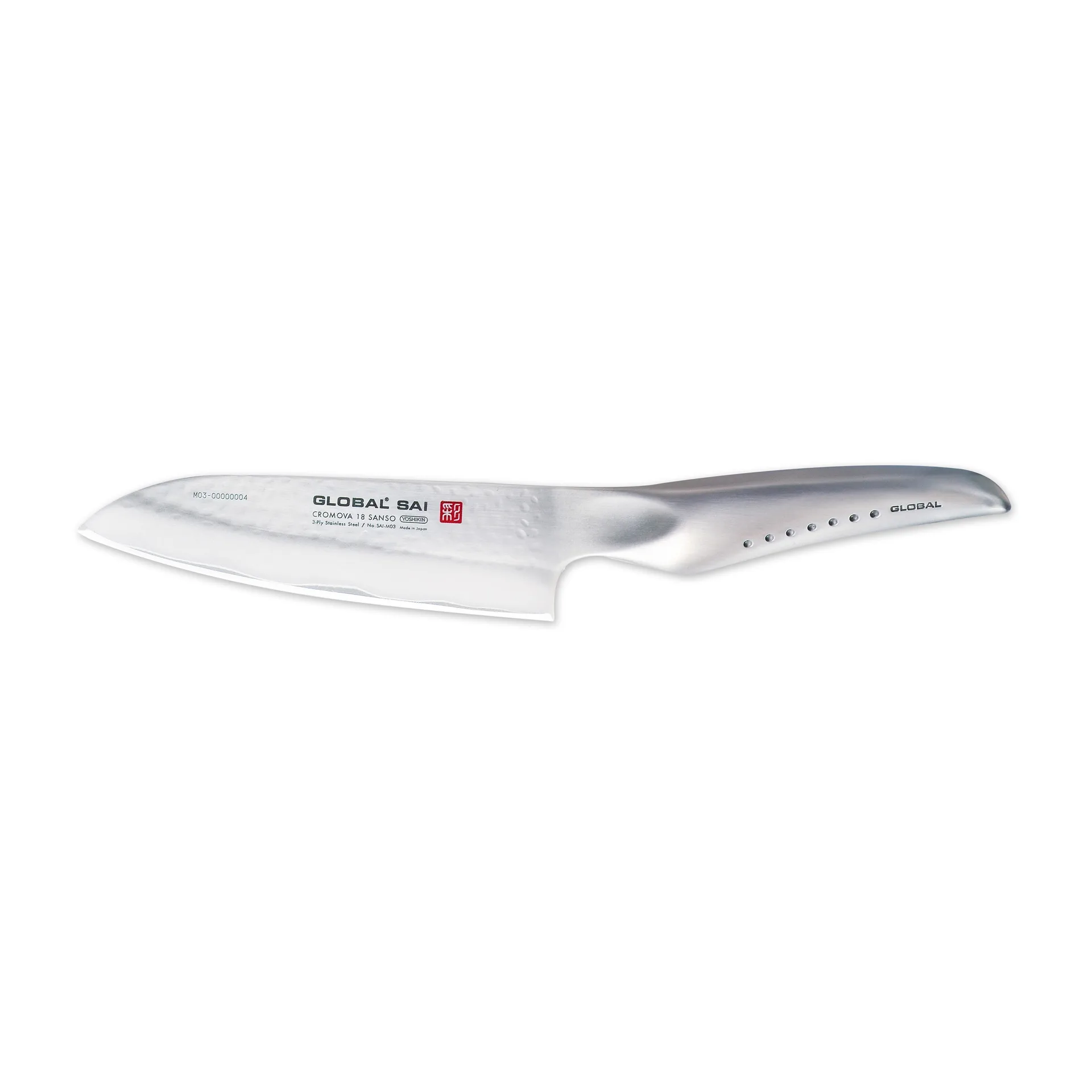 Global SAI-M03 santokukniv 13,5 cm, Rustfrit stål Global