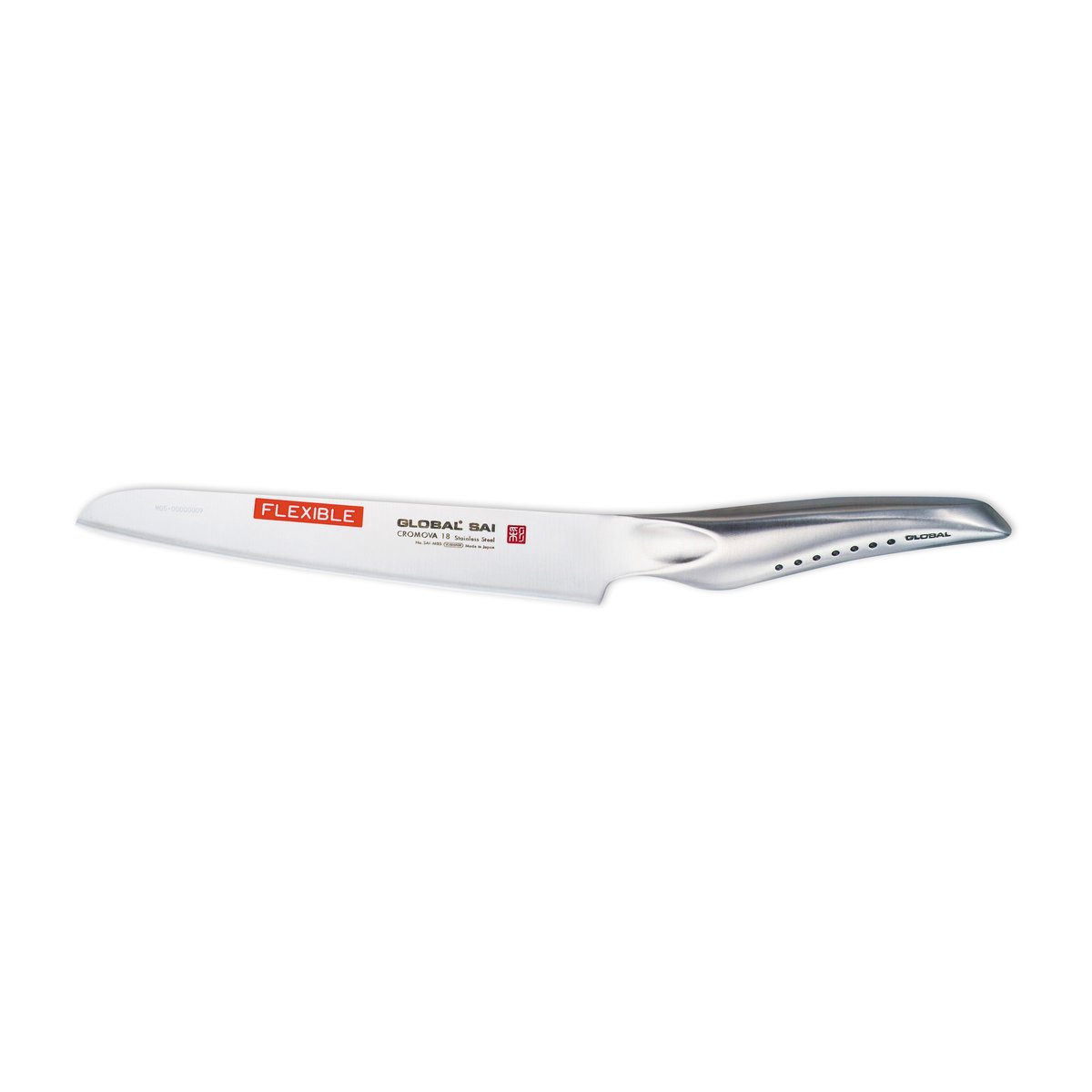 Global Global SAI-M05 universalkniv fleksibel enkeltstål 17 cm Rustfrit stål