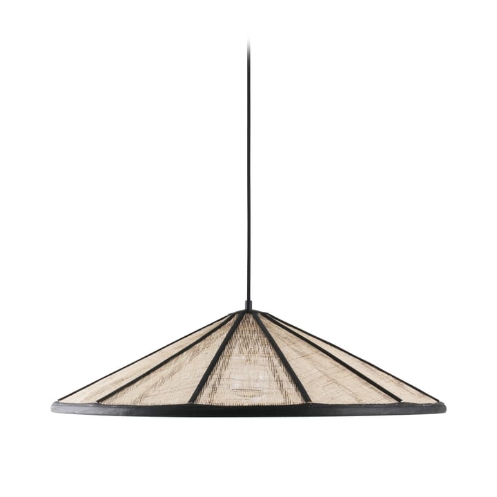 Akira pendel �Ø70 cm - Sort/Natur - Globen Lighting