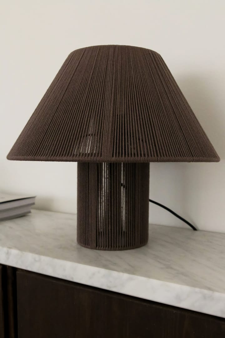 Anna bordlampe Ø35 cm, Brun Globen Lighting