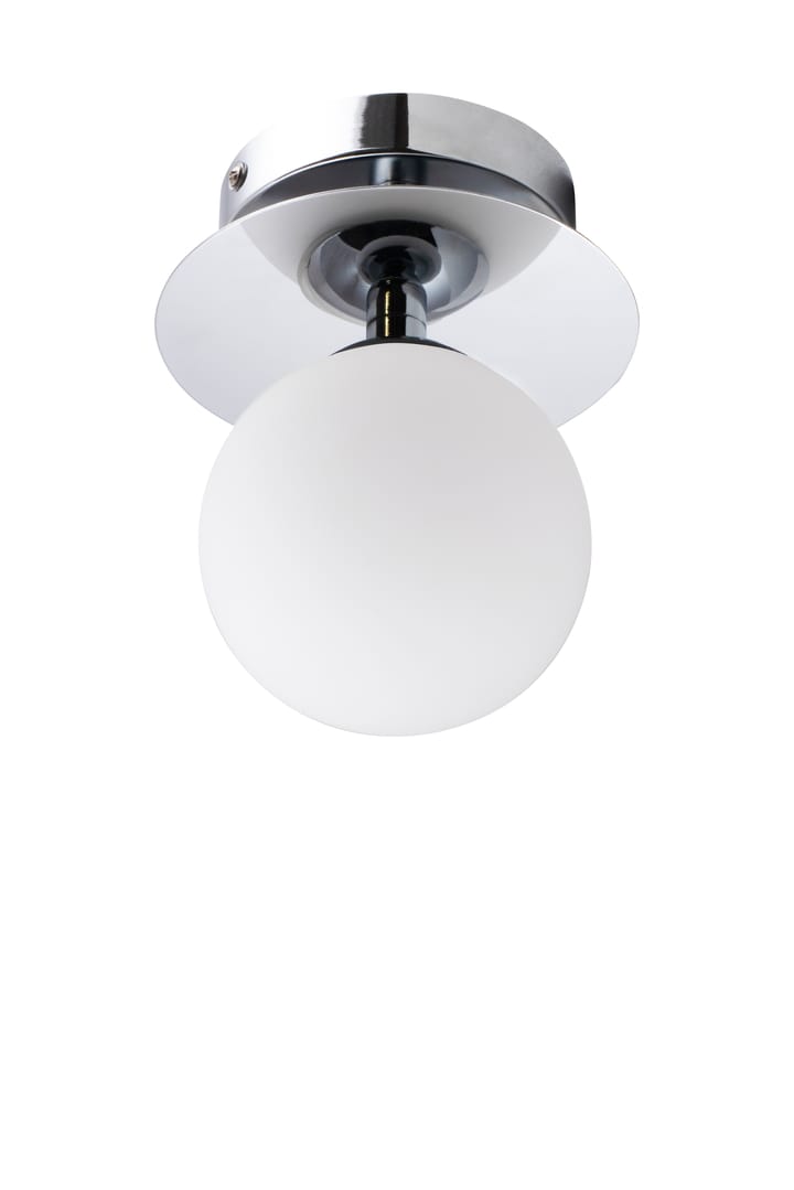 Art Deco IP44 væglampe/plafond, Krom-hvid Globen Lighting