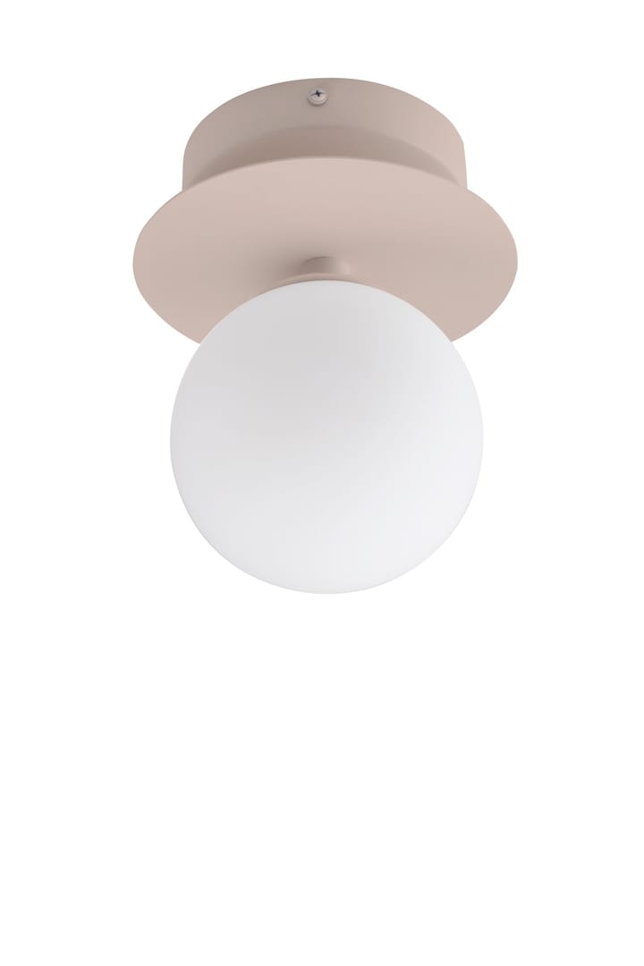 Art Deco IP44 væglampe/plafond, Mud/Hvid Globen Lighting